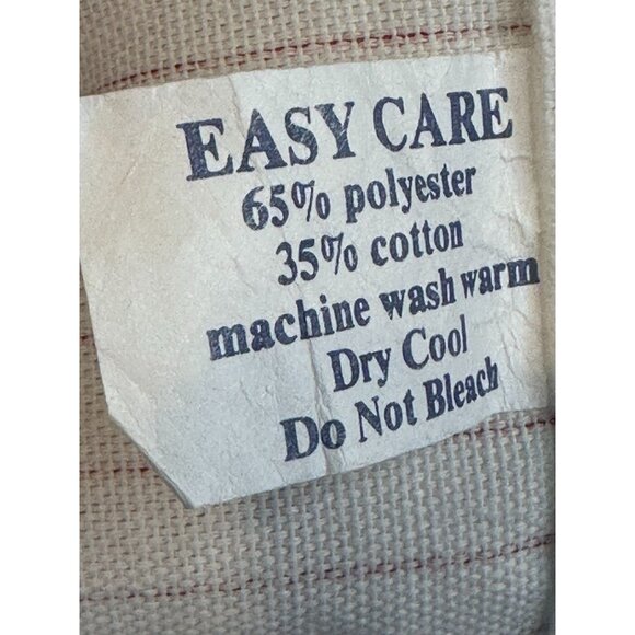 Coca-Cola Apron Red White Striped Adjustable D-Ring dated 1990 Large Pocket Vtg - Picture 4 of 8